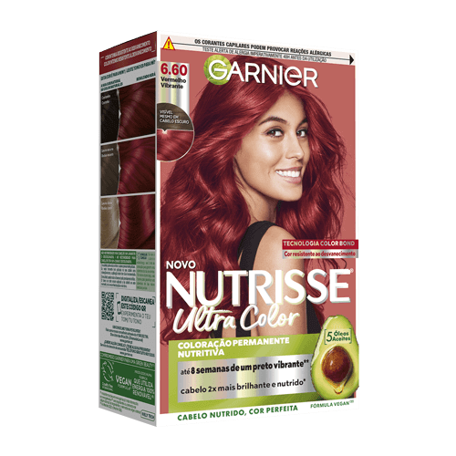GARNIER NUTRISSE #6.60-vibrant rouge 3 u