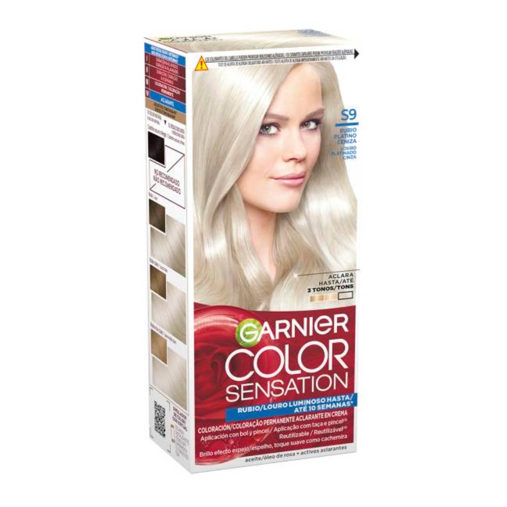 GARNIER COLOR SENSATION #S9-ash platinum blonde 120 gr