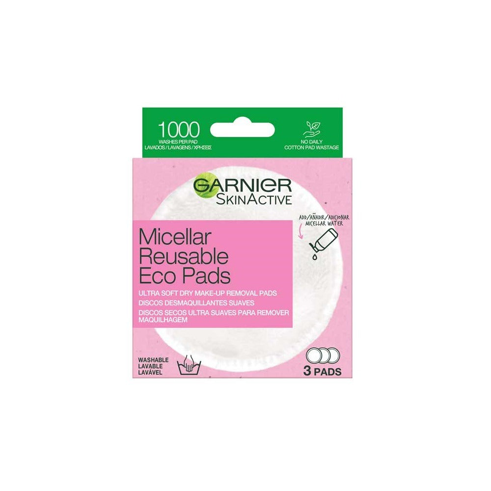 GARNIER SKINACTIVE soft washable makeup remover pads 3 units
