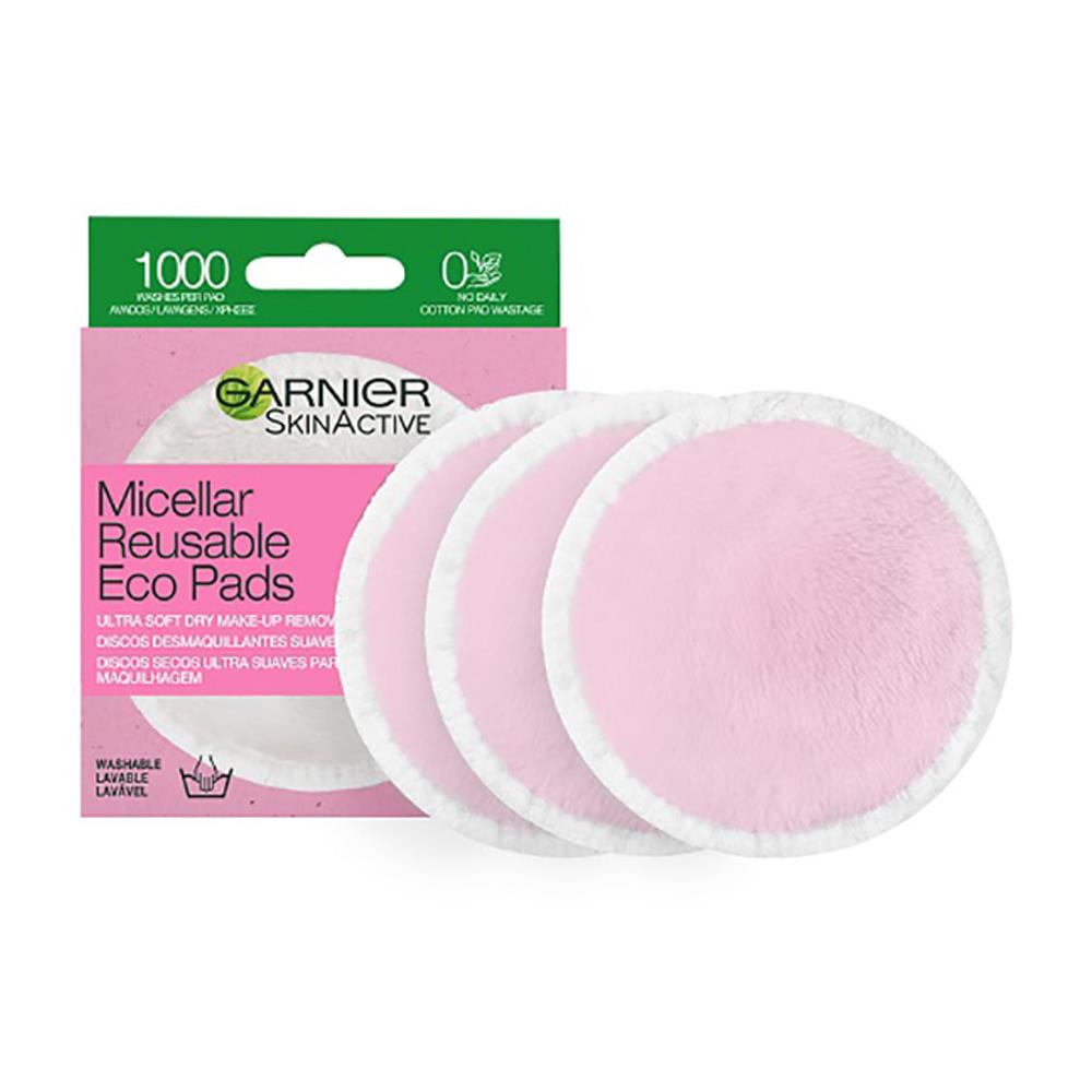 GARNIER SKINACTIVE soft washable makeup remover pads 3 units