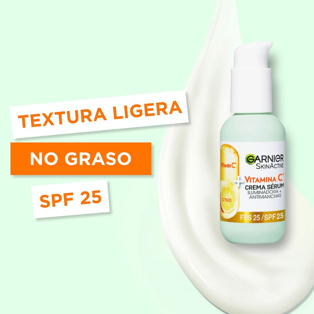 GARNIER VITAMIN C 2in1 illuminating + anti-spot serum cream SPF25 50 ml