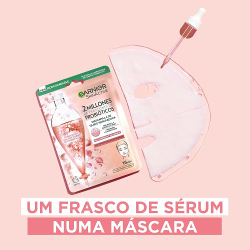 GARNIER SKINACTIVE PROBIÓTICOS mascarilla tejido reparadora e iluminadora 1 u