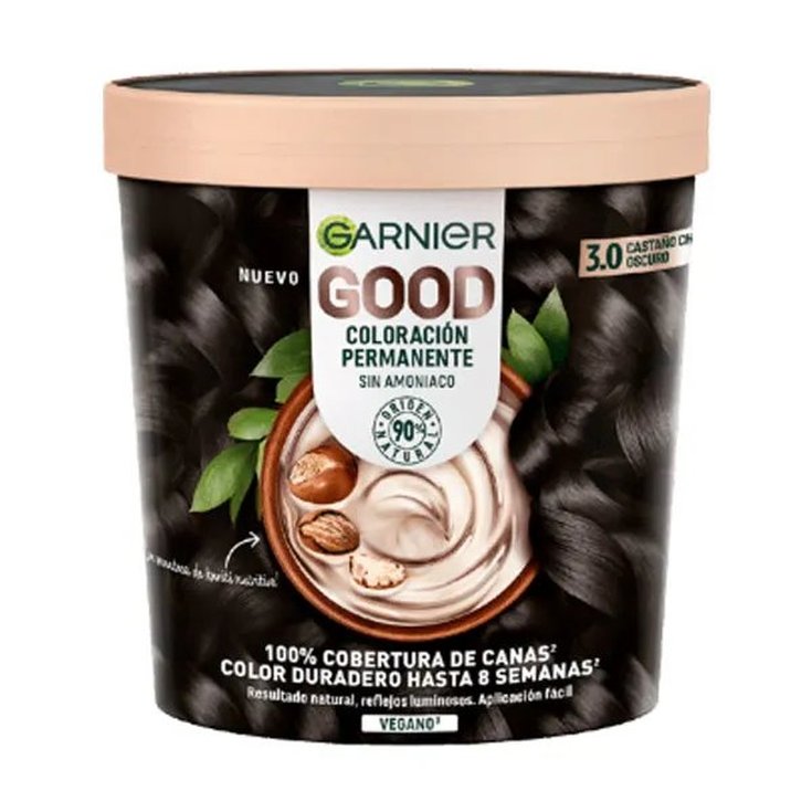 GARNIER GOOD permanent color #3.0 dark brown 217 ml
