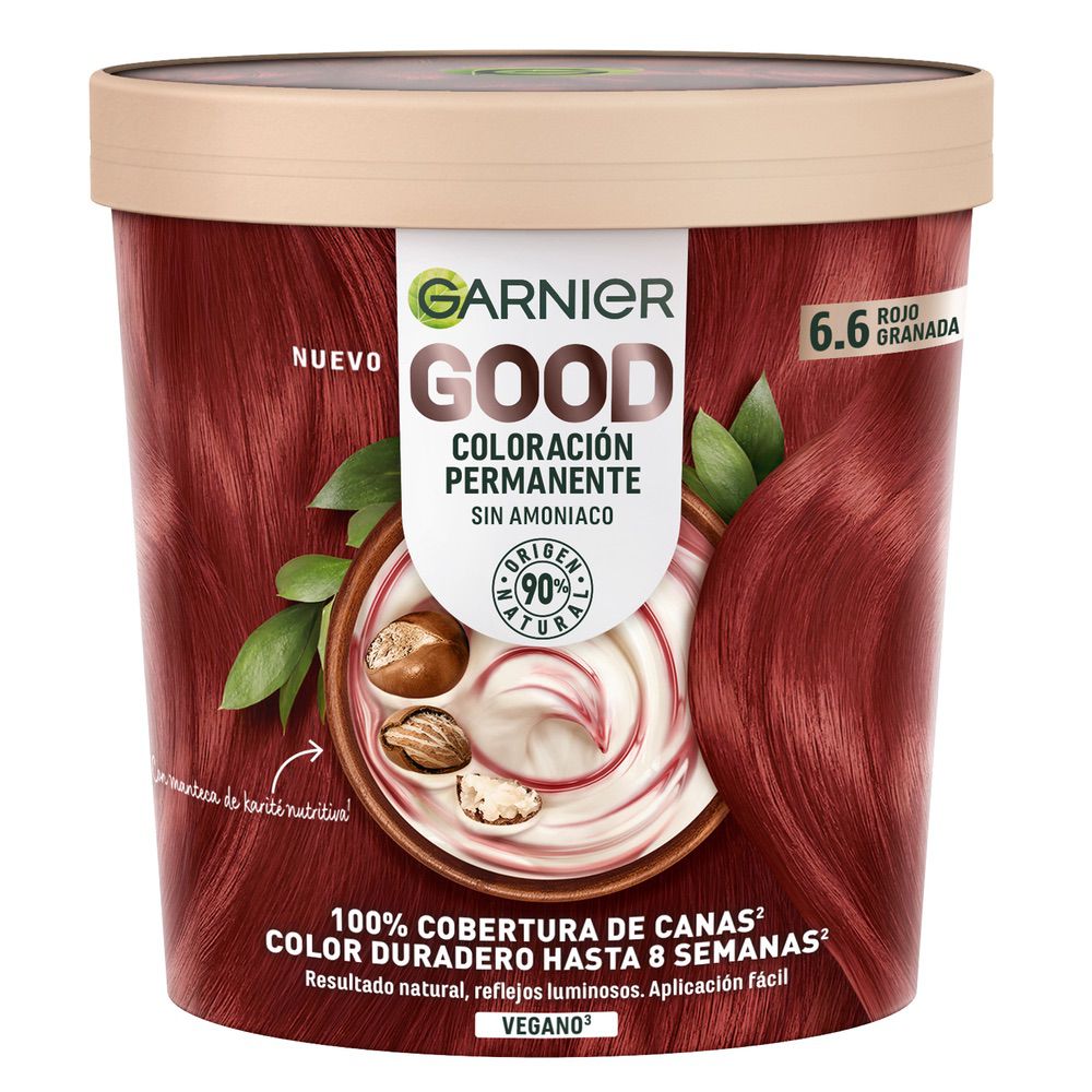 GARNIER GOOD permanent color #6.6 pomegranate red 217 ml