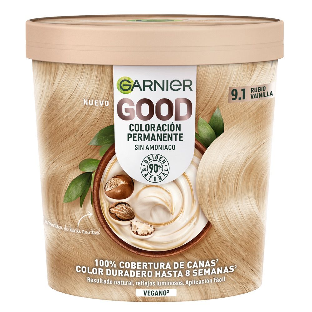 GARNIER GOOD permanent color #9.1 vanilla blonde 217 ml