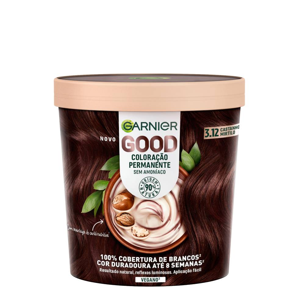 GARNIER GOOD permanent color #3.12 blueberry brown 217 ml