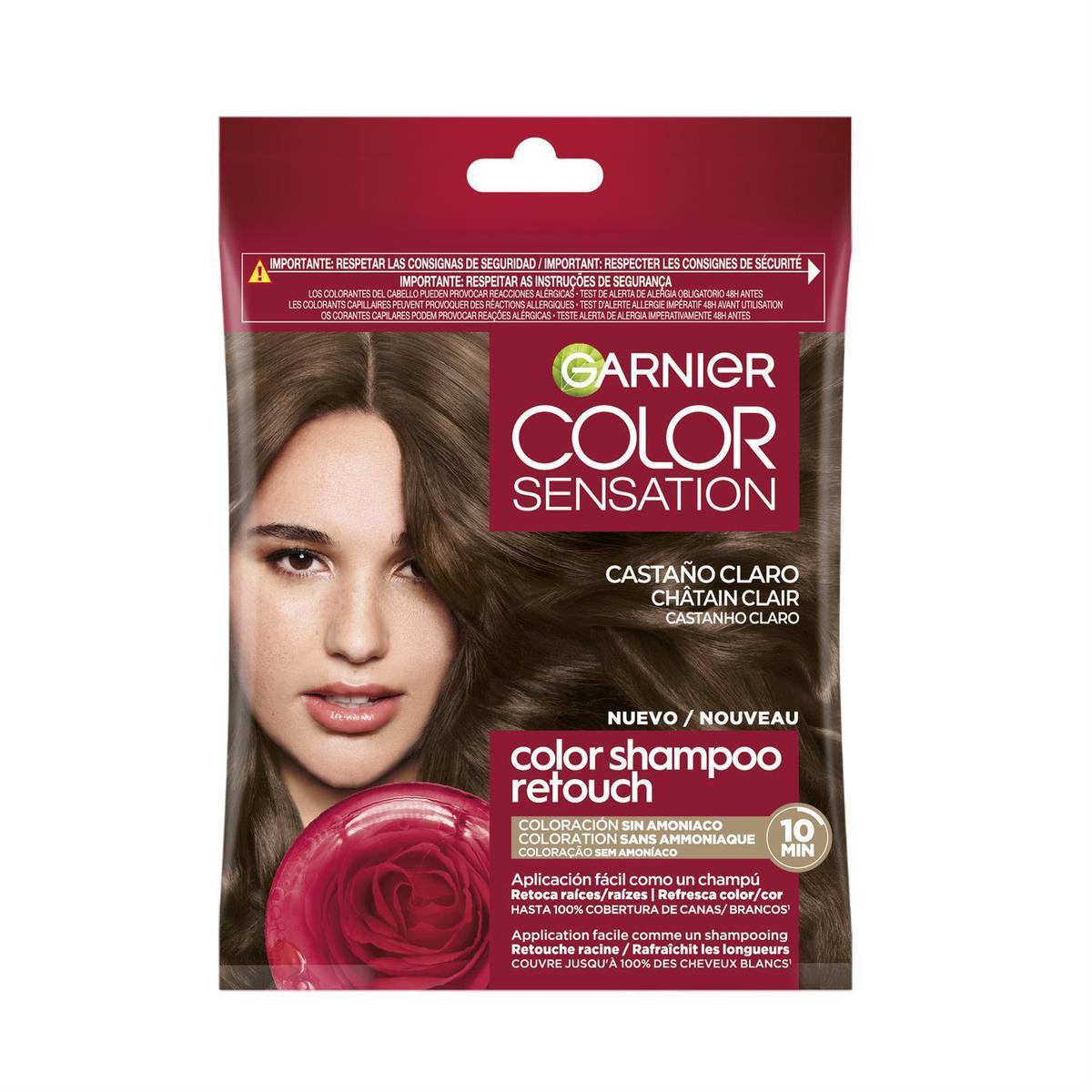 GARNIER COLOR SENSATION tone on tone color shampoo #5.0-light brown 1 u