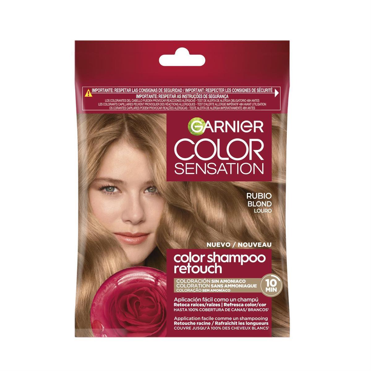 GARNIER COLOR SENSATION coloración tono sobre tono champú #7.0-blonde 1 u