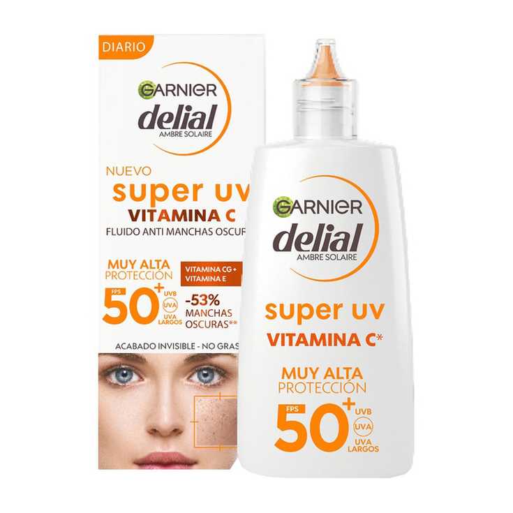 GARNIER DELIAL SUPER UV vitamin C anti-stain SPF50+ 40 ml