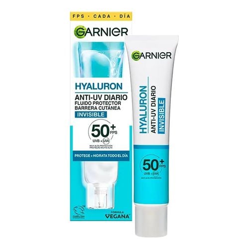 GARNIER HYALURON ANTI-UV invisible skin barrier protective fluid SPF50+ 40 ml
