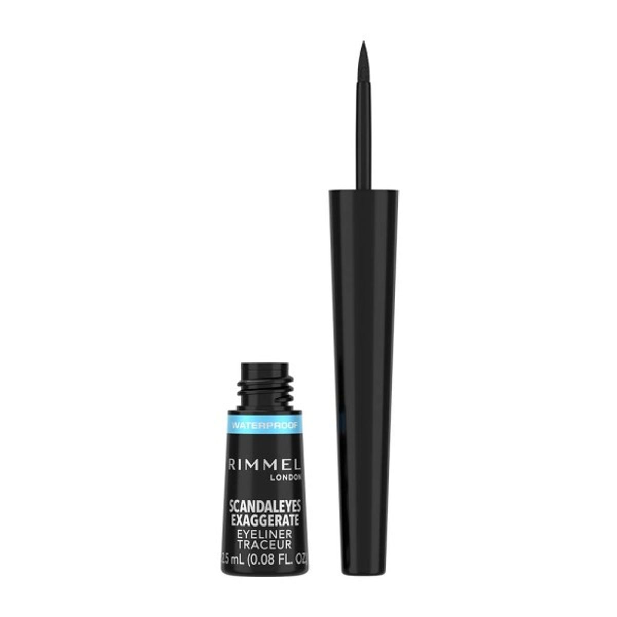RIMMEL LONDON EXAGGERATE liquid eye liner waterproof #003-black 2,50 ml