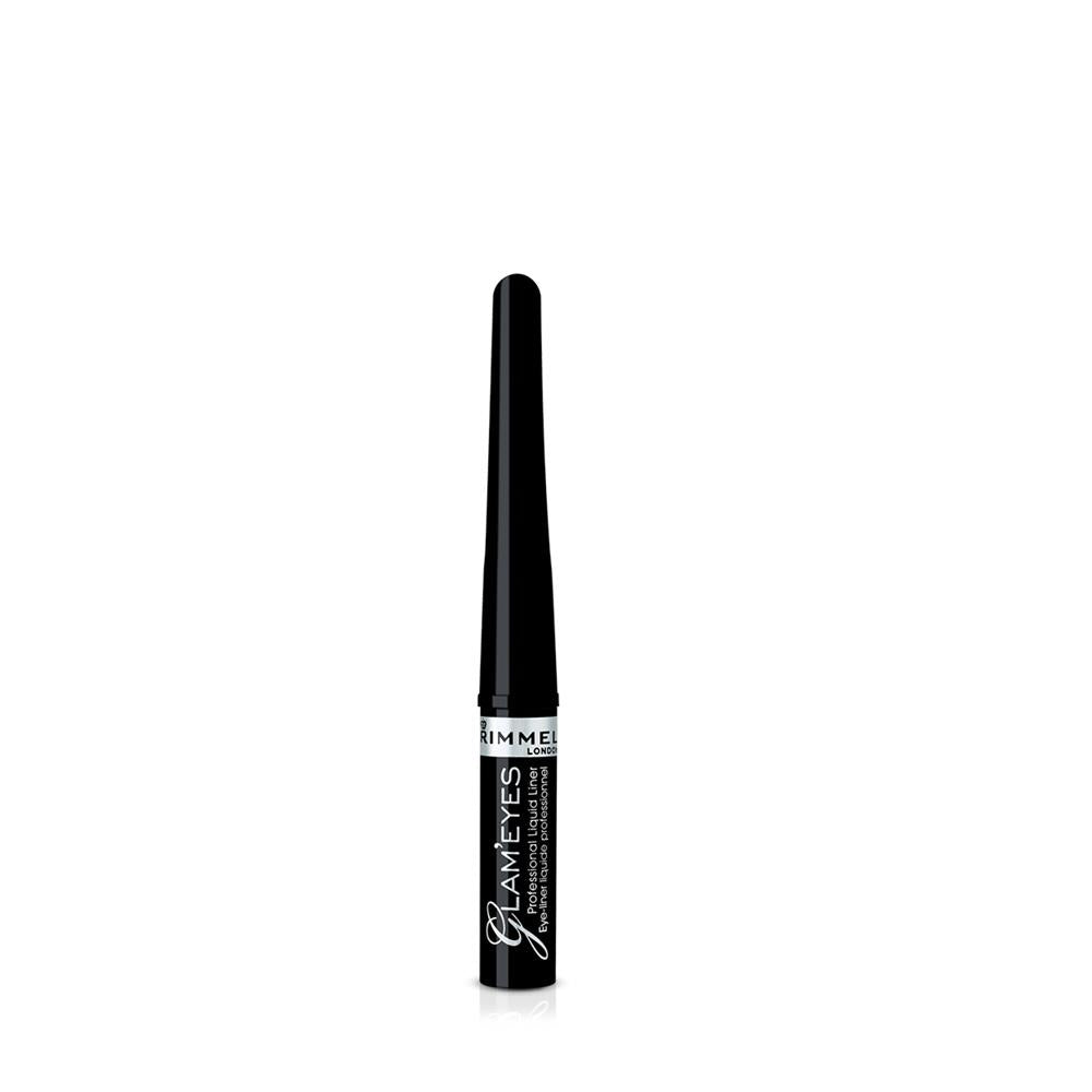 RIMMEL LONDON GLAM'EYES PROFESSIONAL liquid eye liner #001 -black
