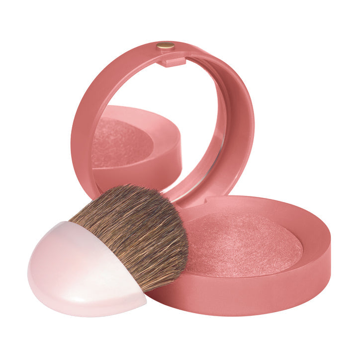 BOURJOIS LITTLE ROUND pot blusher powder #074-rose ambre
