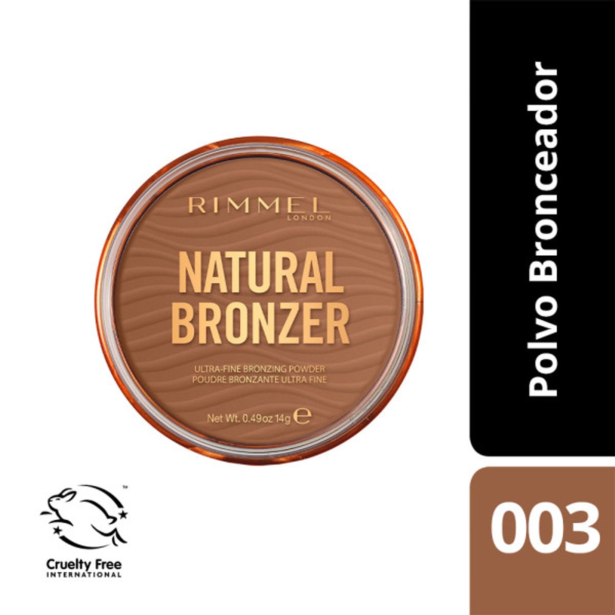 RIMMEL LONDON NATURAL BRONZER #003-sunset 14 gr