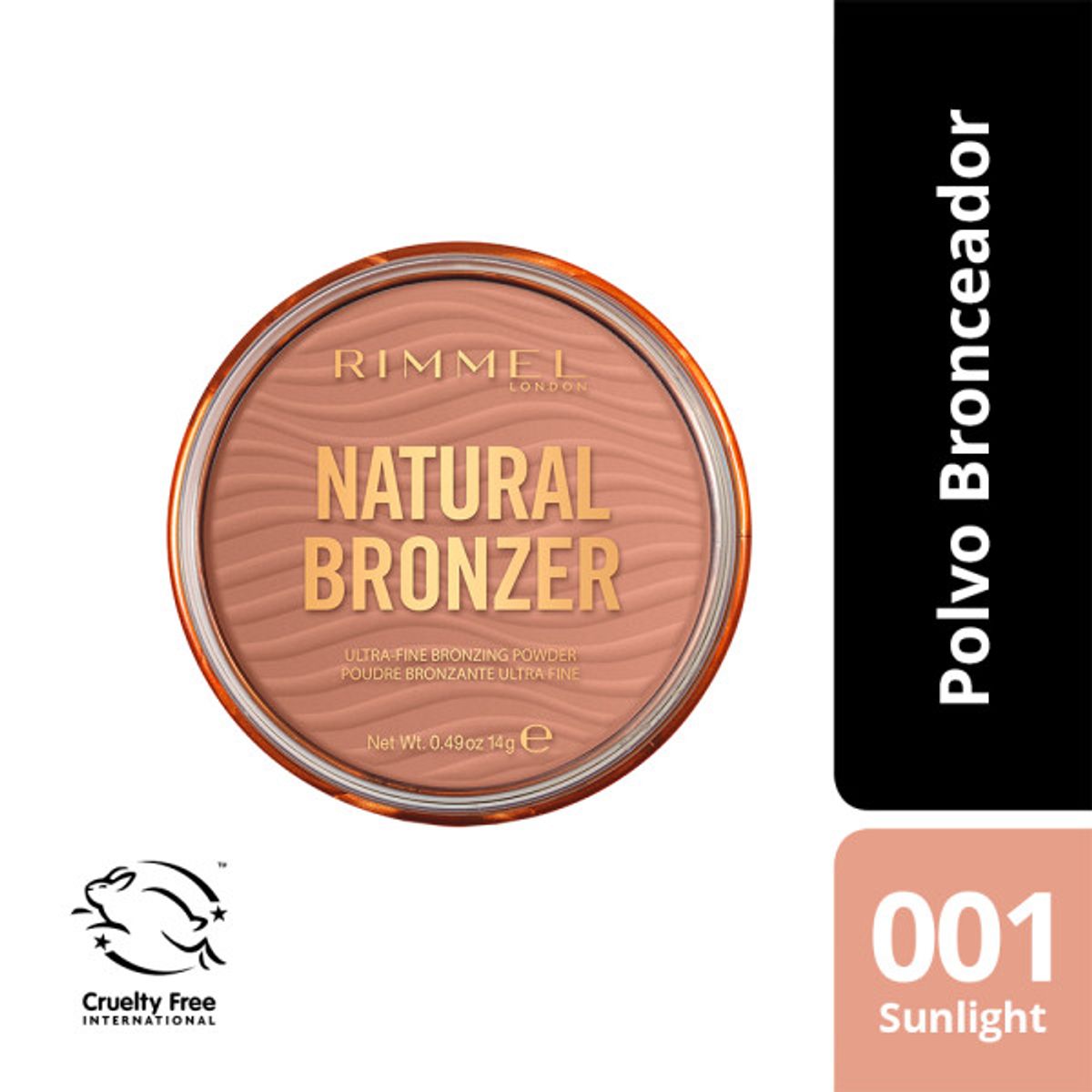 RIMMEL LONDON NATURAL BRONZER #001-sunlight