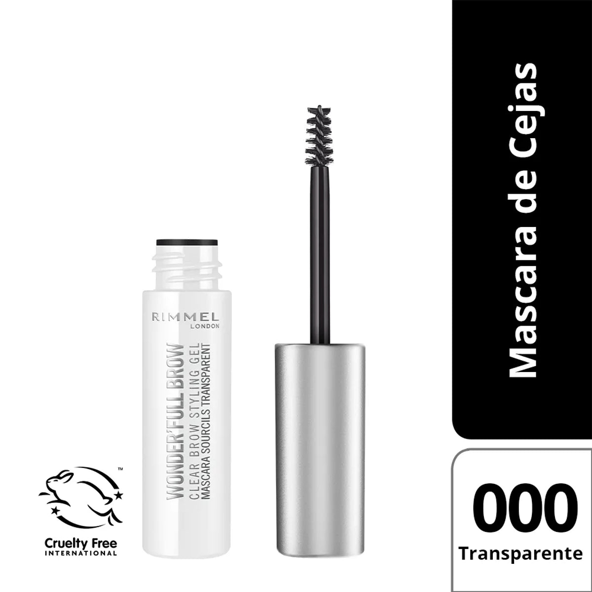 RIMMEL LONDON WONDER'FULL clear brow styling gel 4,5 ml