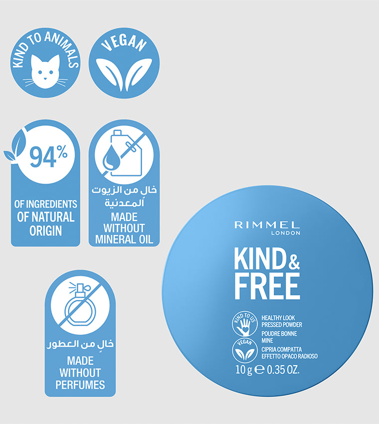 RIMMEL LONDON KIND & FREE powder #40-tan