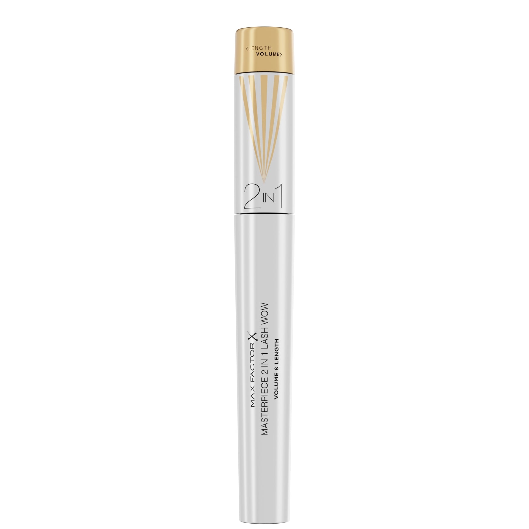 MAX FACTOR MASTERPIECE 2 IN 1 LASH WOW máscara de pestañas #001-black 7 ml