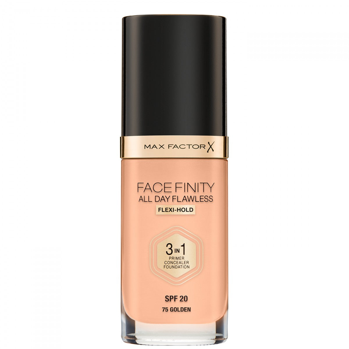 MAX FACTOR FACEFINITY 3IN1 primer, concealer &amp; foundation #75-golden 30 ml
