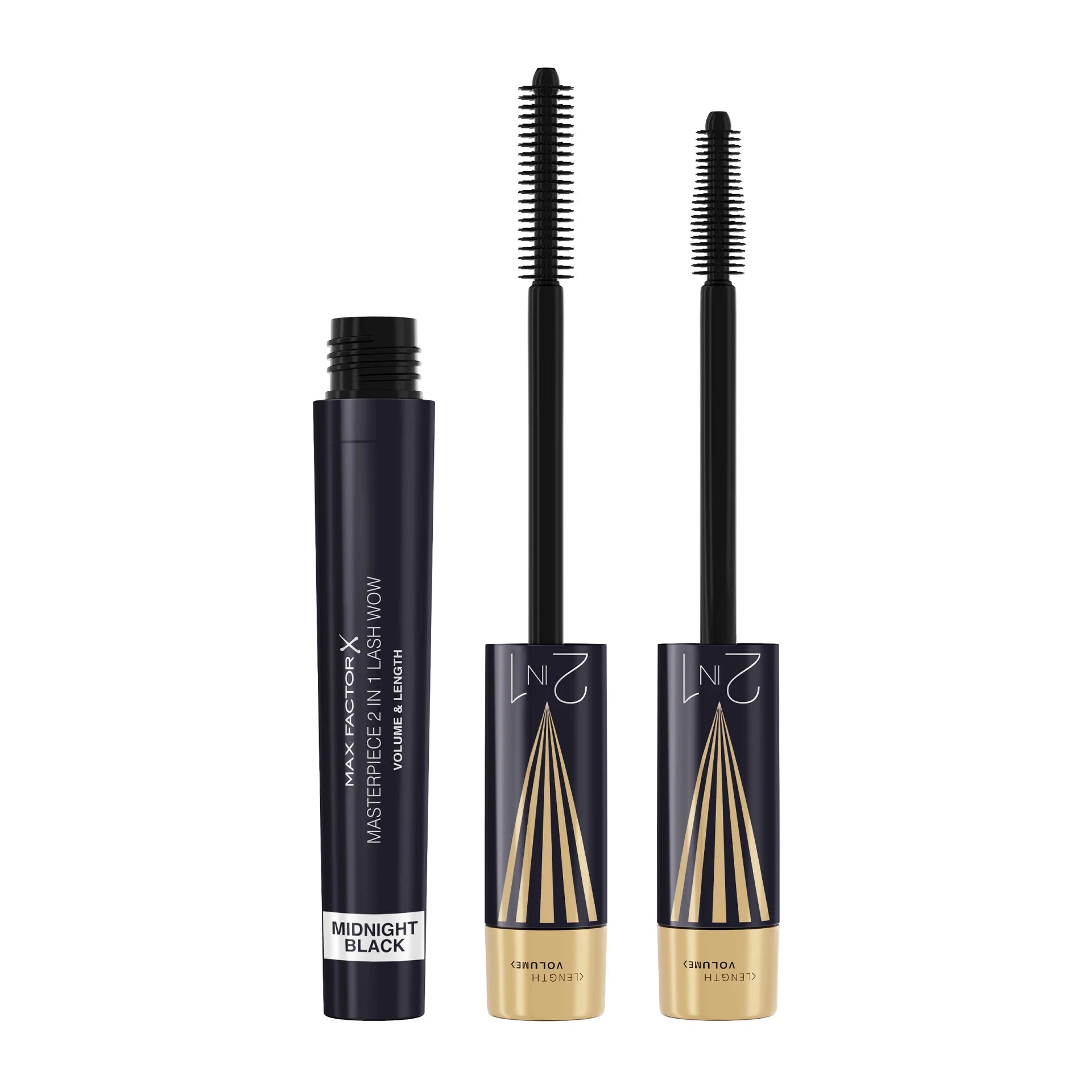 MAX FACTOR MASTERPIECE 2 IN 1 LASH WOW mascara #03-midnight black 7 ml