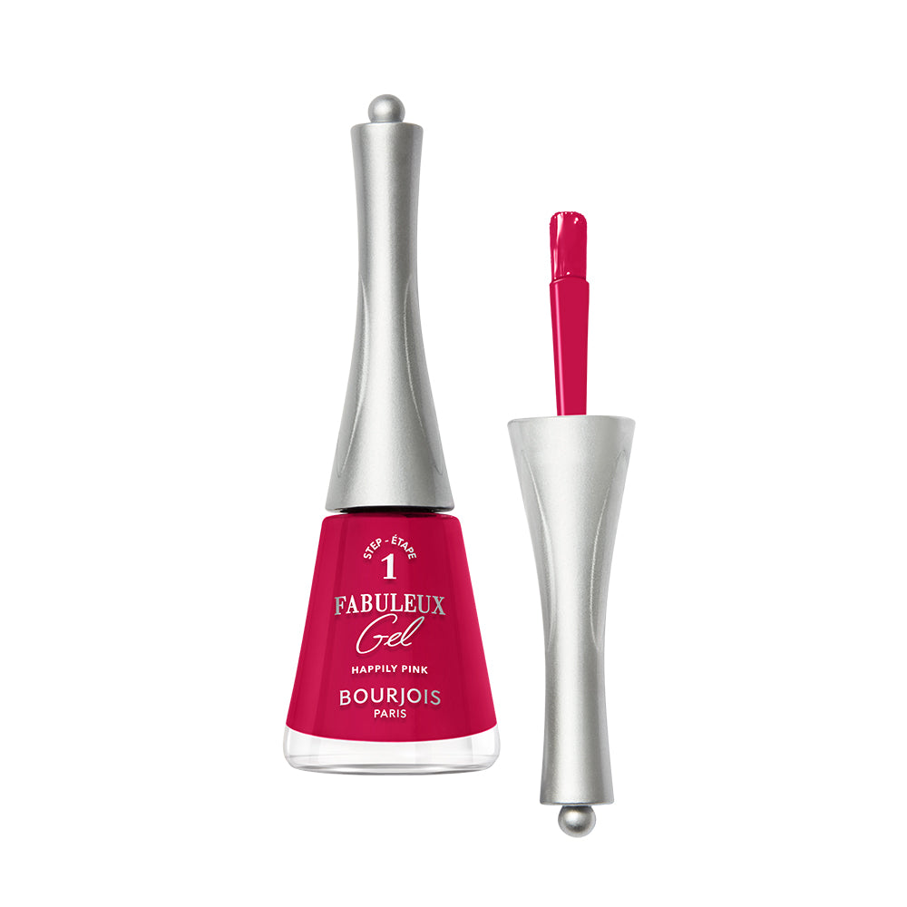 BOURJOIS FABULEUX gel nail polish #260-happily pink 9 ml