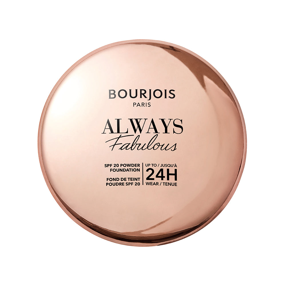 BOURJOIS ALWAYS FABULOUS powder makeup base SPF20 #410-Golden Beige 7 gr