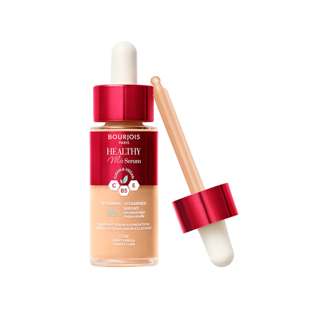 BOURJOIS HEALTHY MIX serum foundation makeup base #51W-light vanilla 30 ml