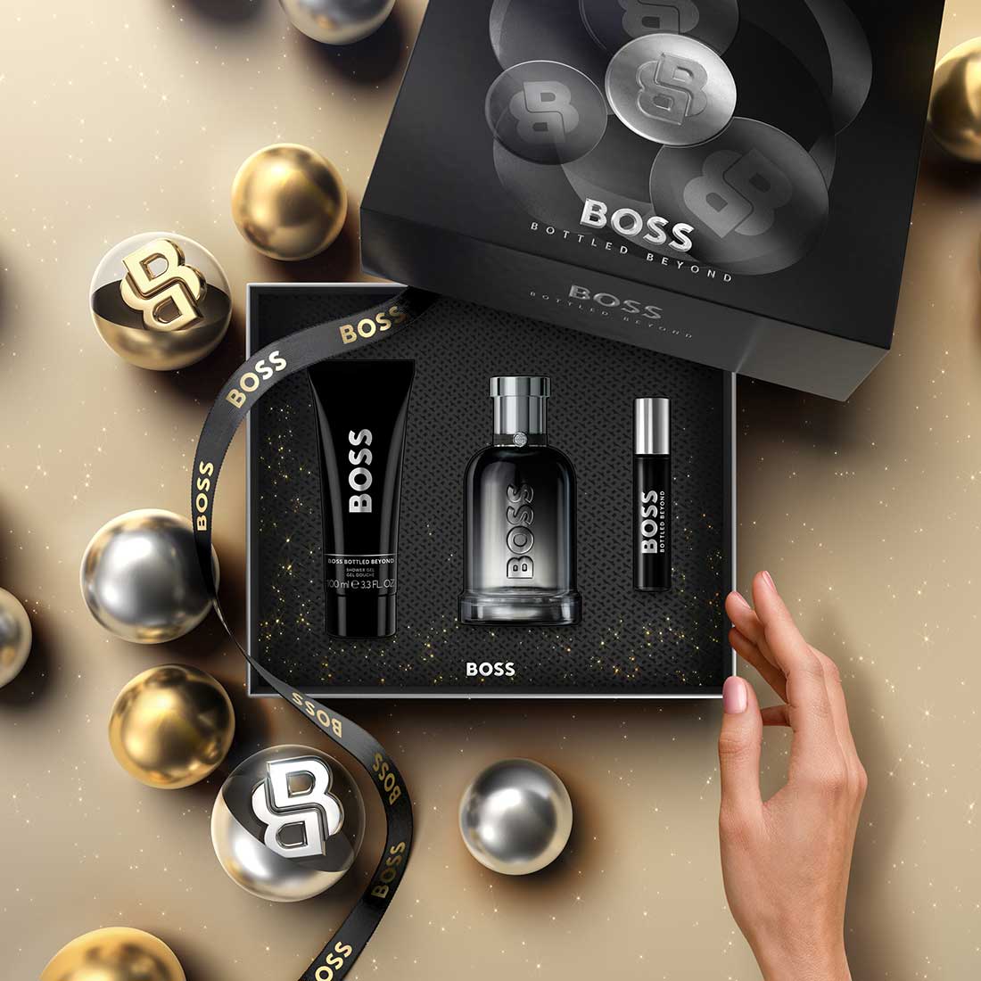 HUGO BOSS-BOSS BOSS BOTTLED BEYOND CASE 3 pcs