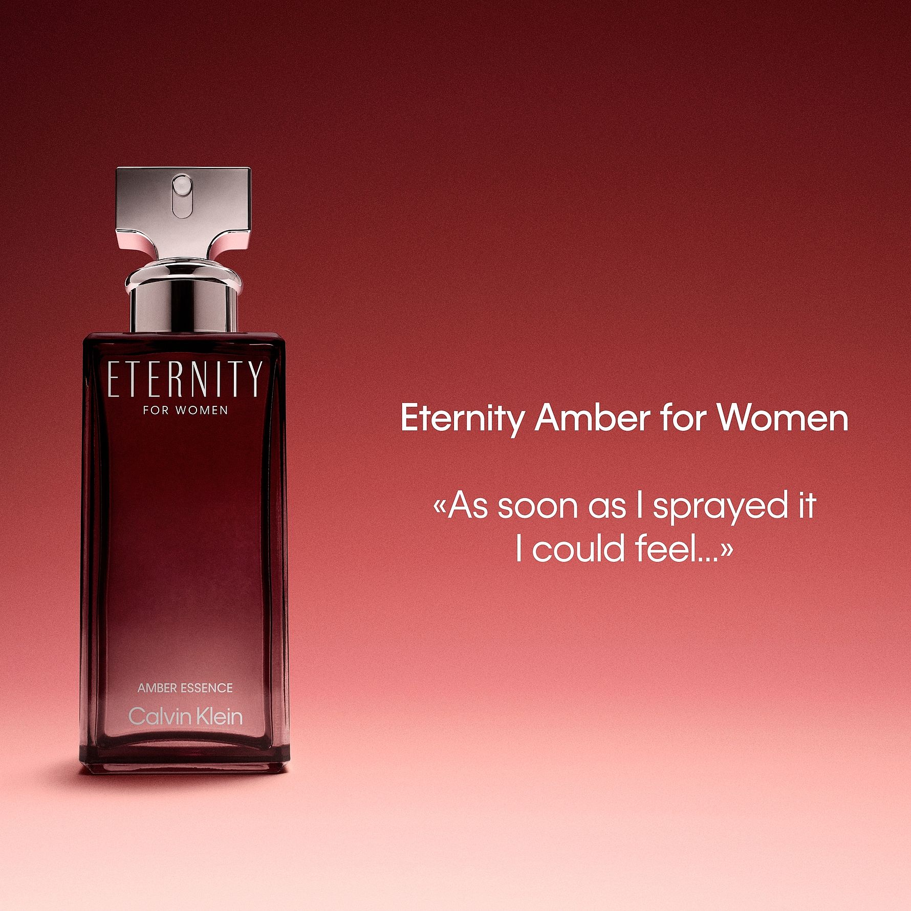 CALVIN KLEIN ETERNITY FOR WOMEN AMBER ESSENCE edp vapo 50 ml