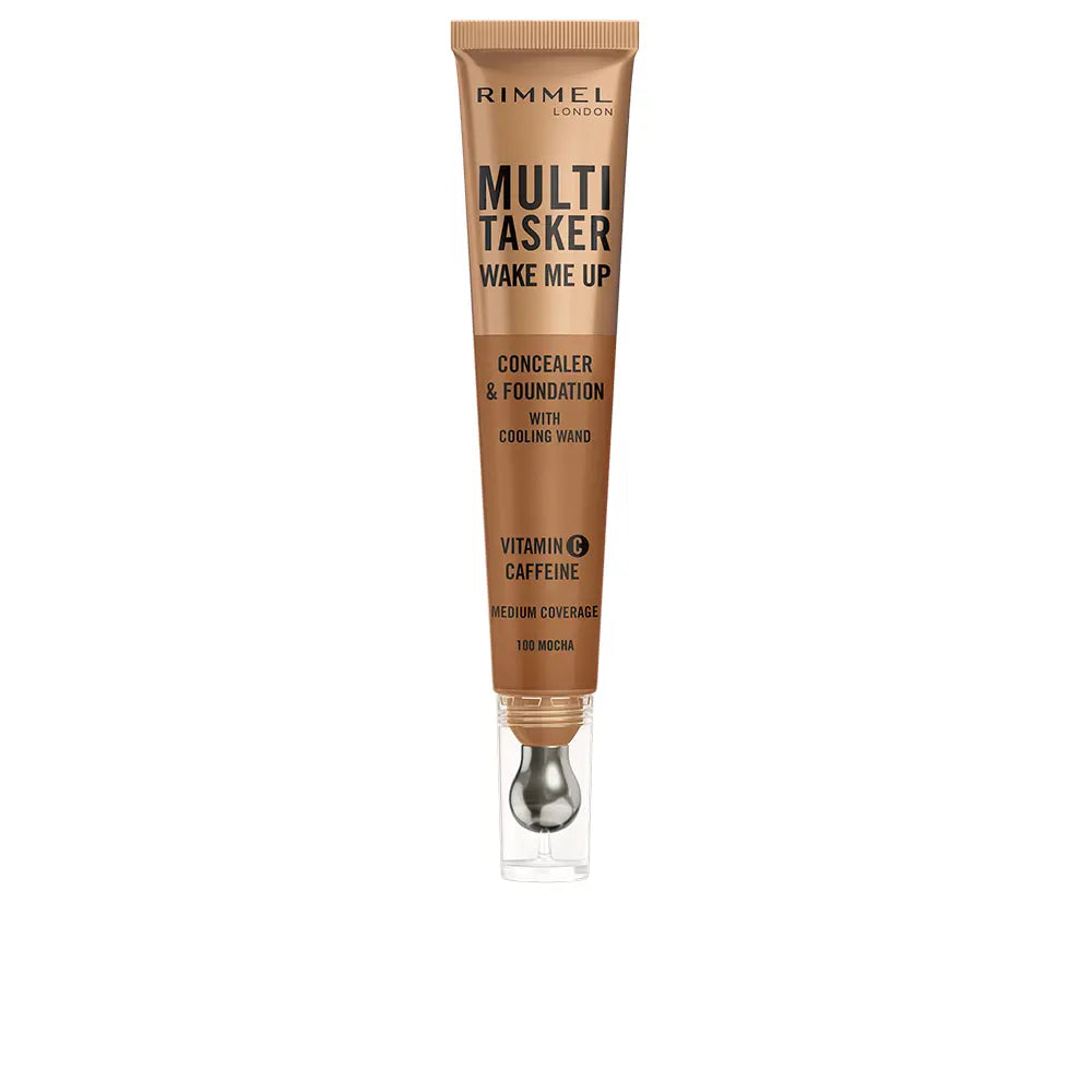 RIMMEL LONDON MULTITASKER WAKE ME UP concealer and foundation #Mocha 20 ml