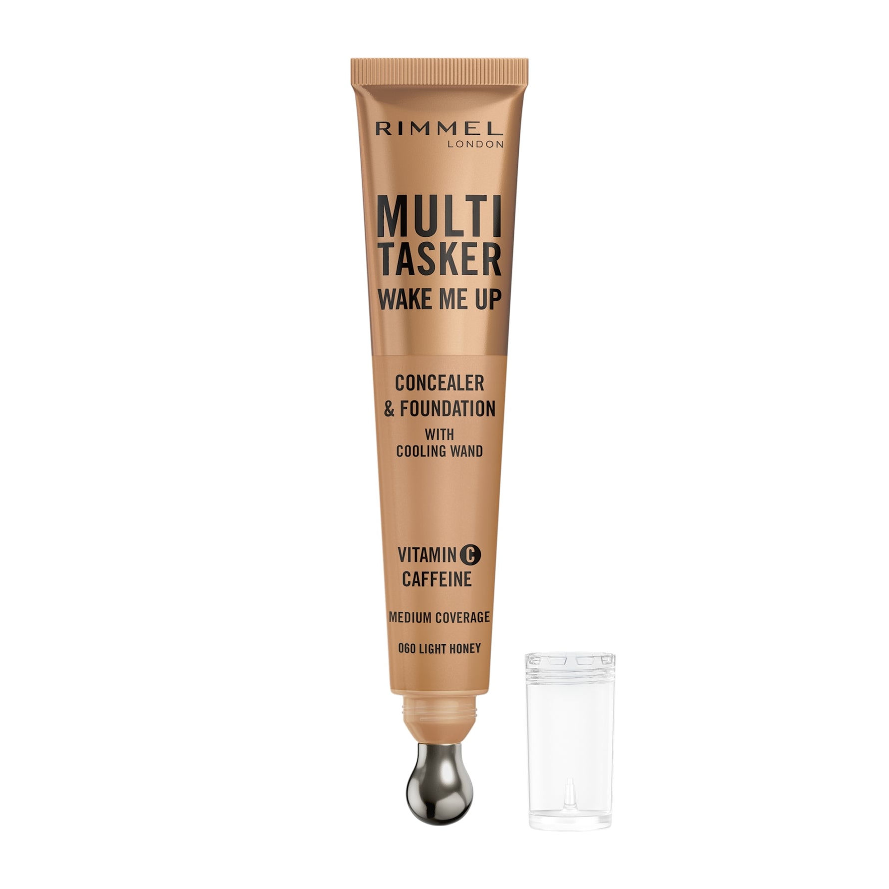 RIMMEL LONDON MULTITASKER WAKE ME UP concealer and foundation #Light Honey 20 ml