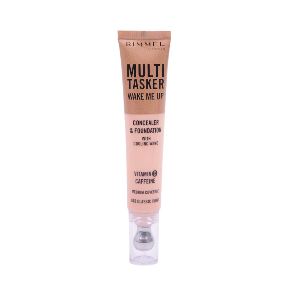 RIMMEL LONDON MULTITASKER WAKE ME UP concealer and foundation #Classic Ivory 20 ml