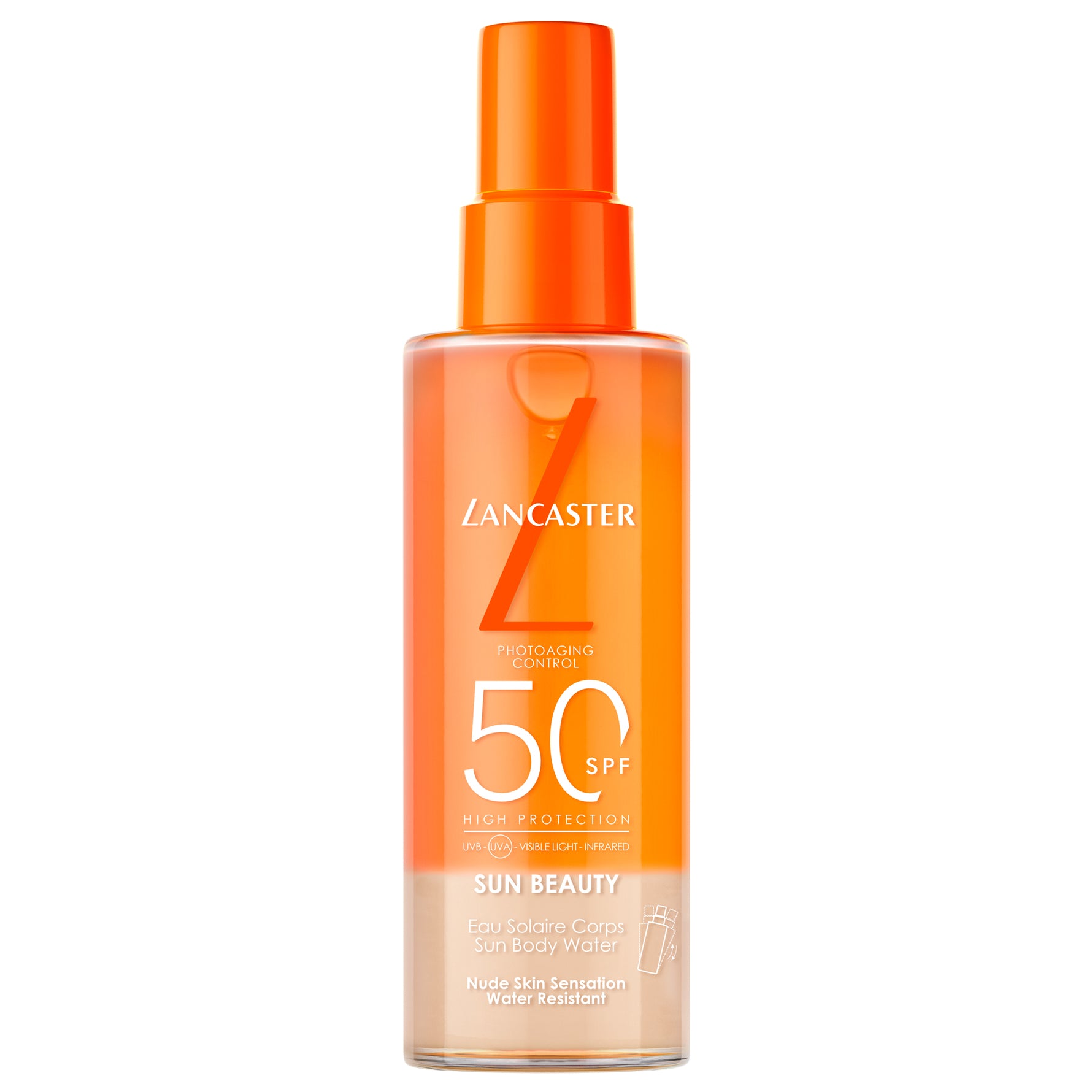 LANCASTER SUN BEAUTY solar body water SPF50 150 ml