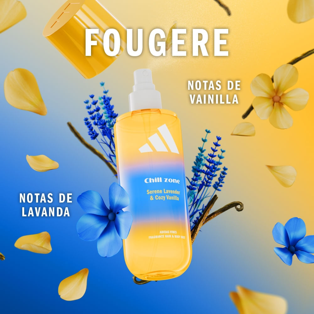 ADIDAS VIBES CHILL ZONE fragance hair & body mist 236 ml