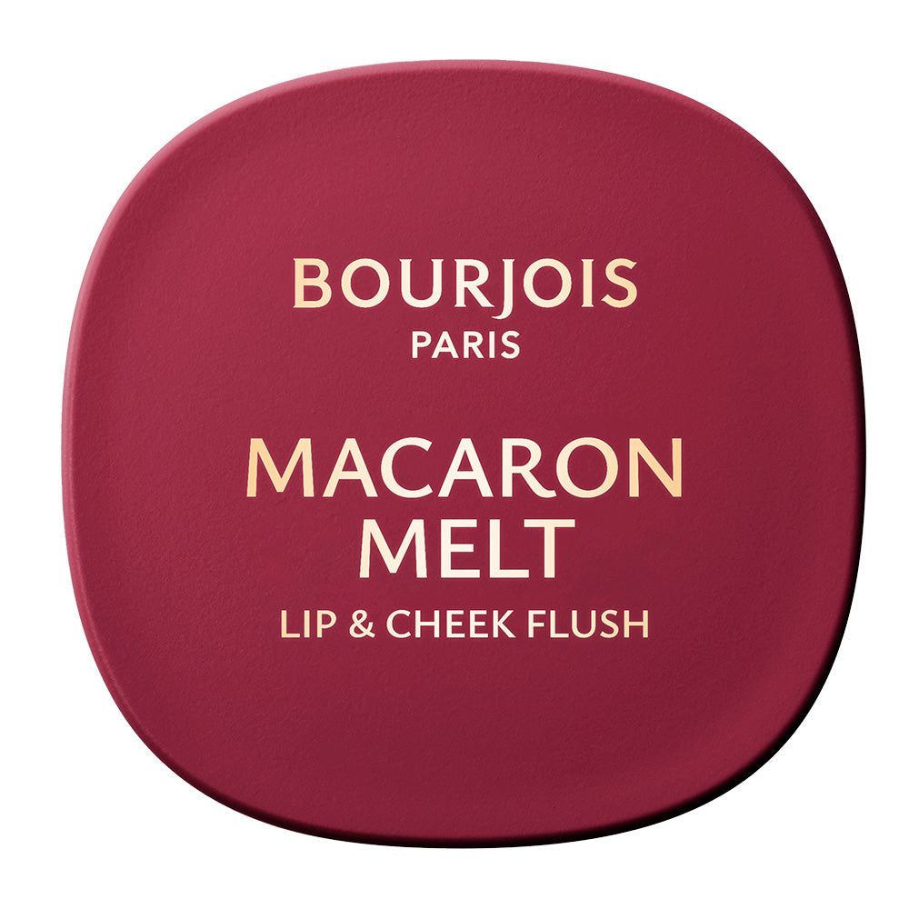BOURJOIS MACARON MELT blush for cheeks and lips #5-Berry Smoothy 8 gr