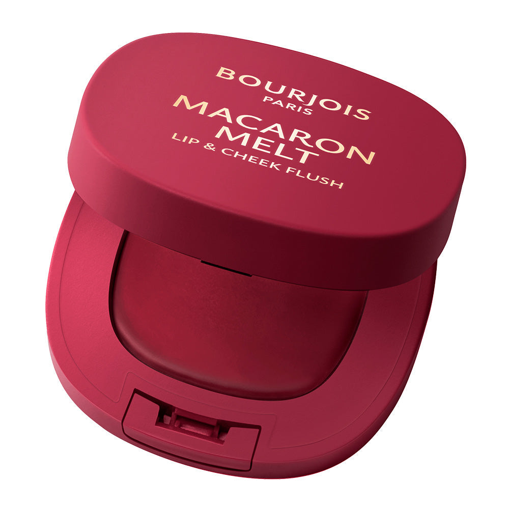 BOURJOIS MACARON MELT blush for cheeks and lips #5-Berry Smoothy 8 gr