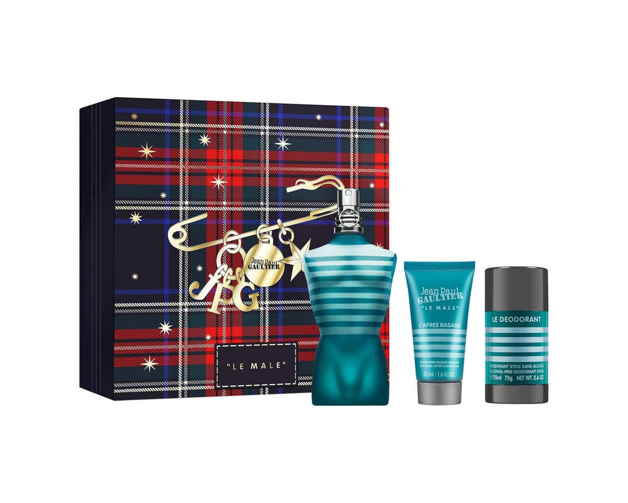 JEAN PAUL GAULTIER LE MALE CASE 3 pcs