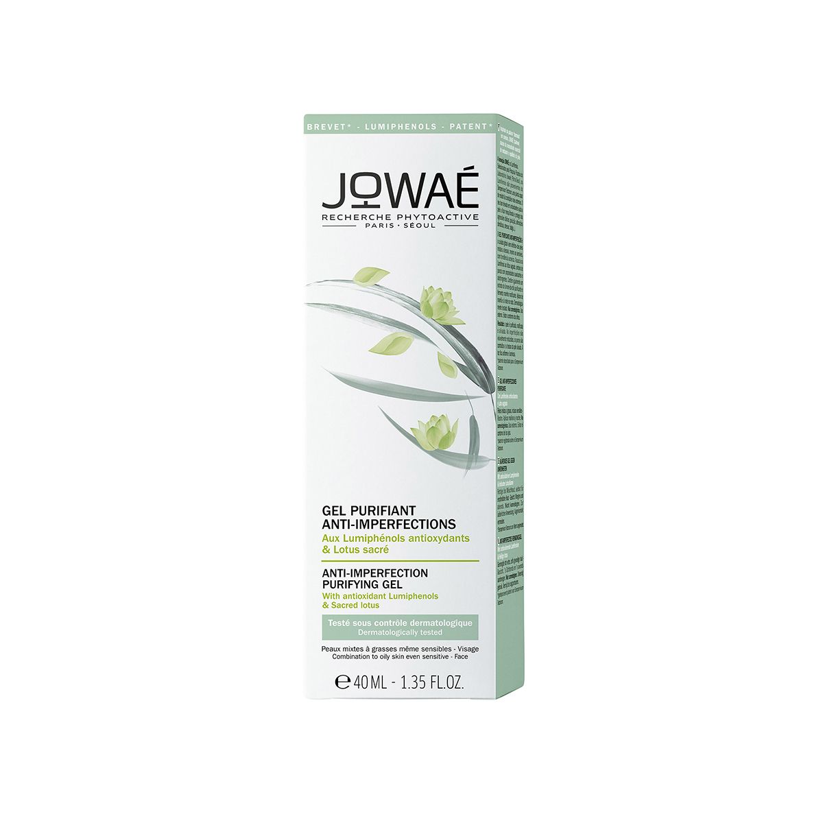 JOWAÉ ANTI-IMPERFECTION purifying gel 40 ml