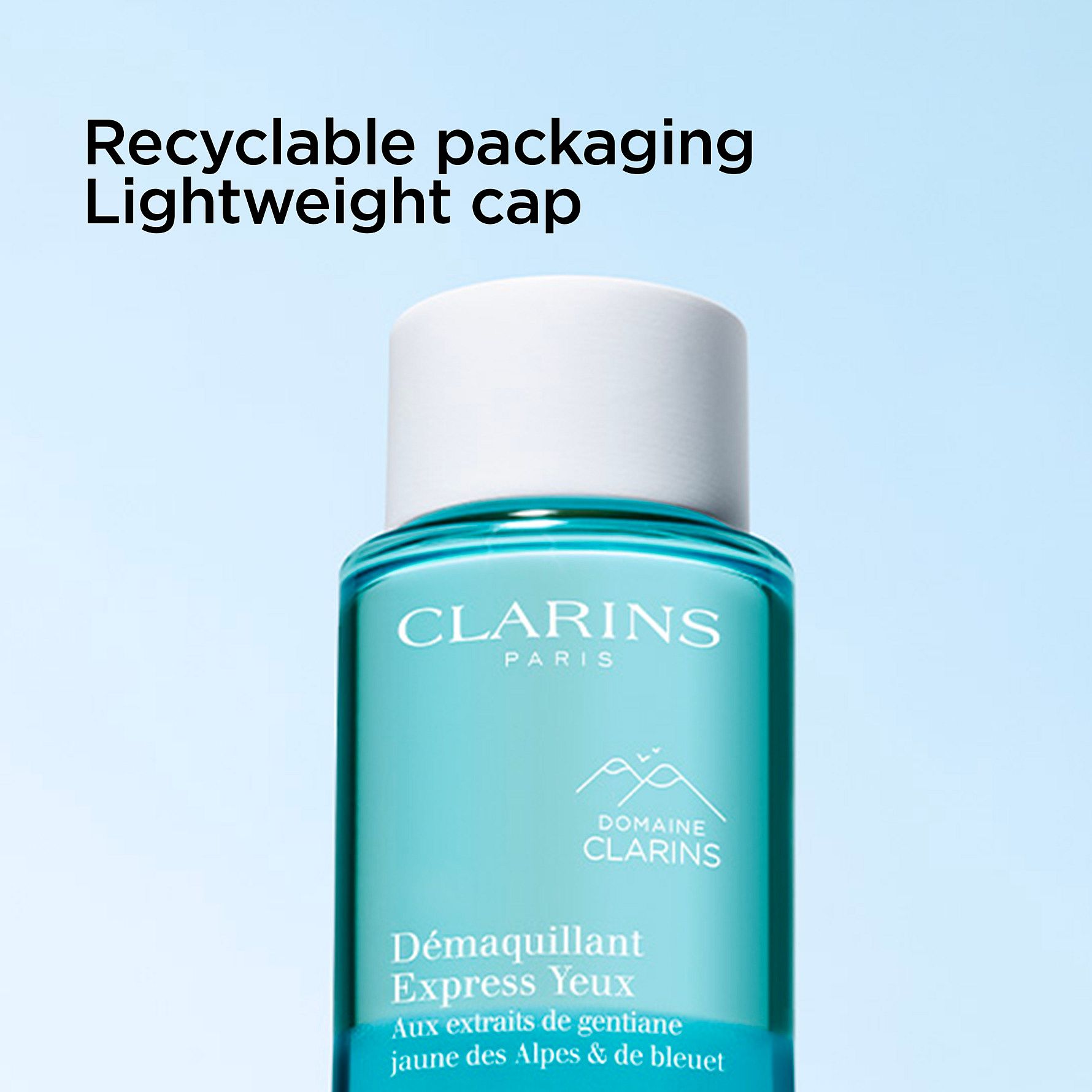CLARINS Express eye makeup remover LOTION 125 ml