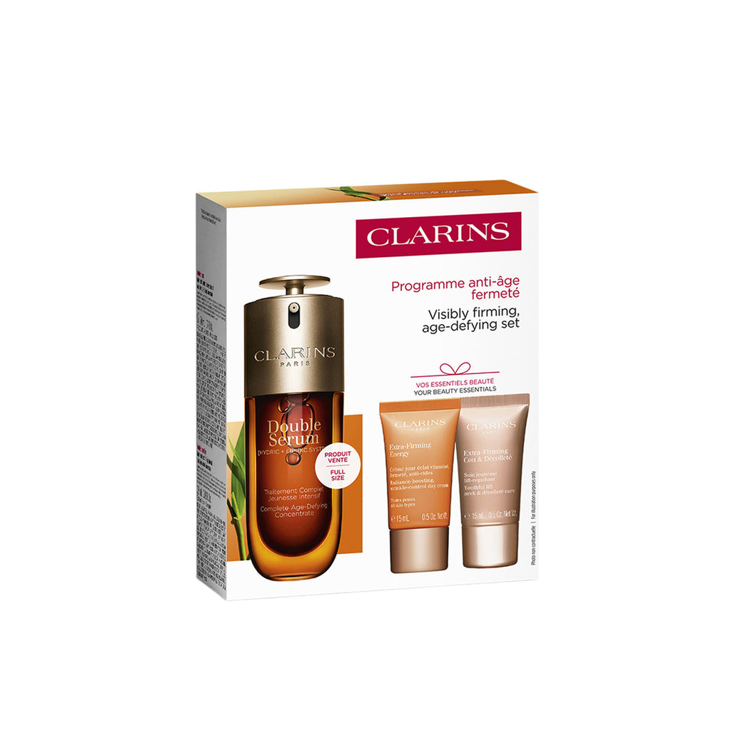 CLARINS DOUBLE SERUM CASE 4 pcs