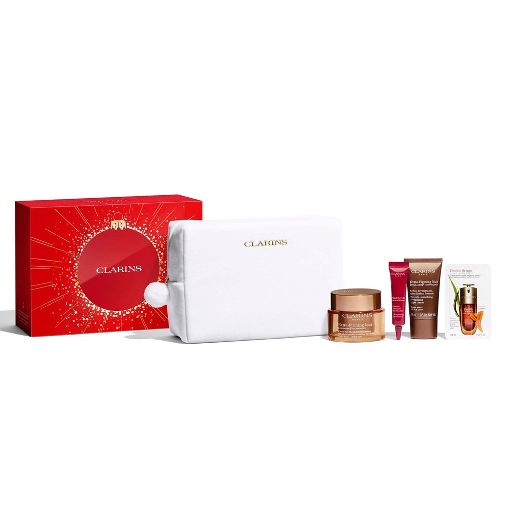 CLARINS CREMA TODO TIPO DE PIELES EXTRA FIRMING ESTUCHE 5 pz