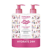 TOPICREM UH ultra-hydrating body milk pack 2 x 500 ml
