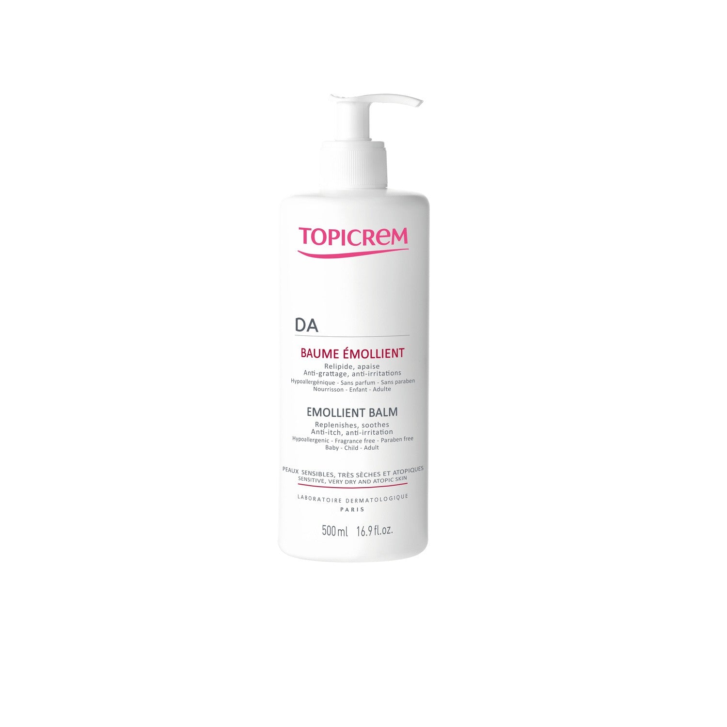 TOPICREM DA PROTECT emollient balm 500 ml