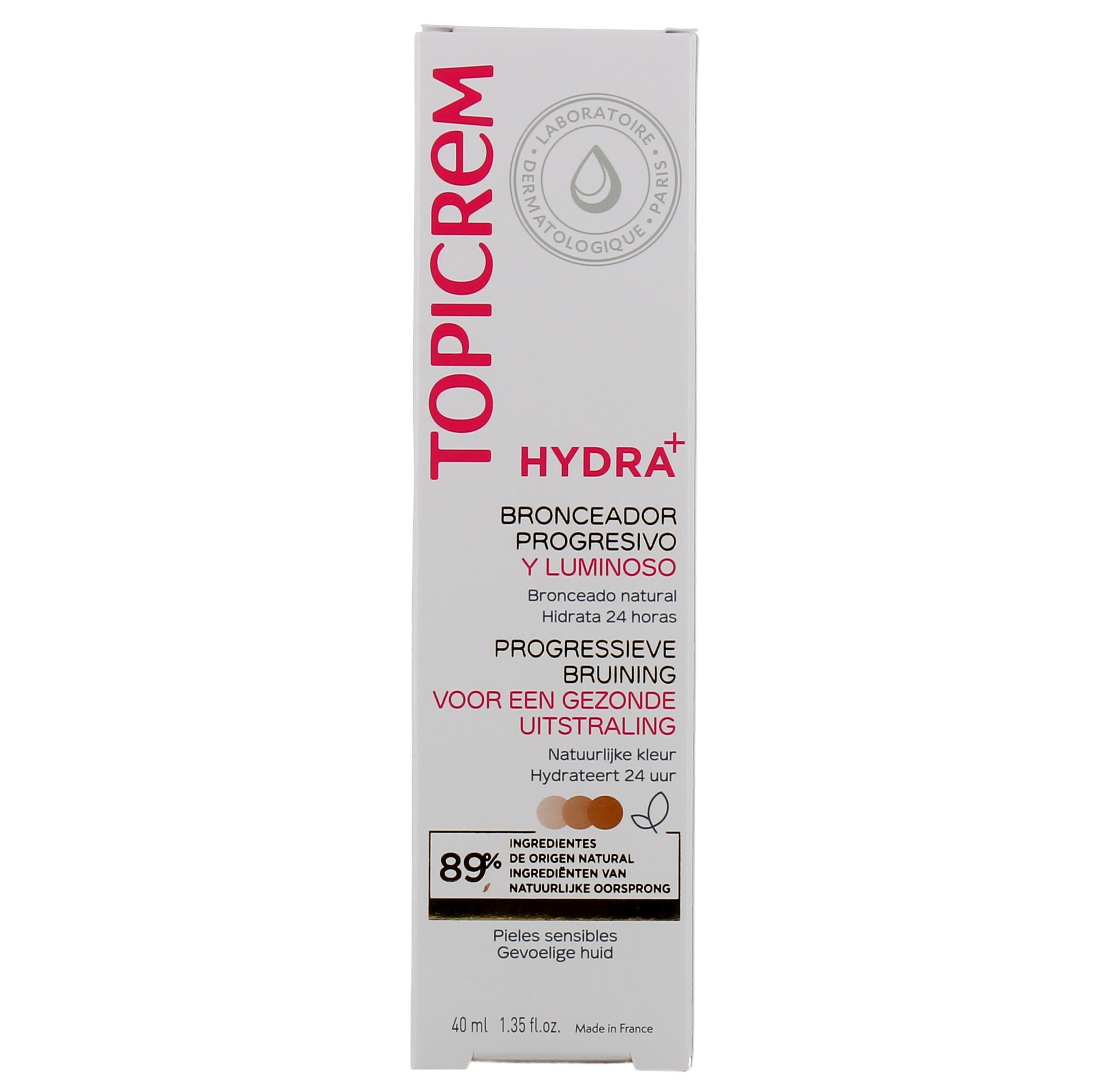 TOPICREM HYDRA+ progressive facial tanning 40 ml