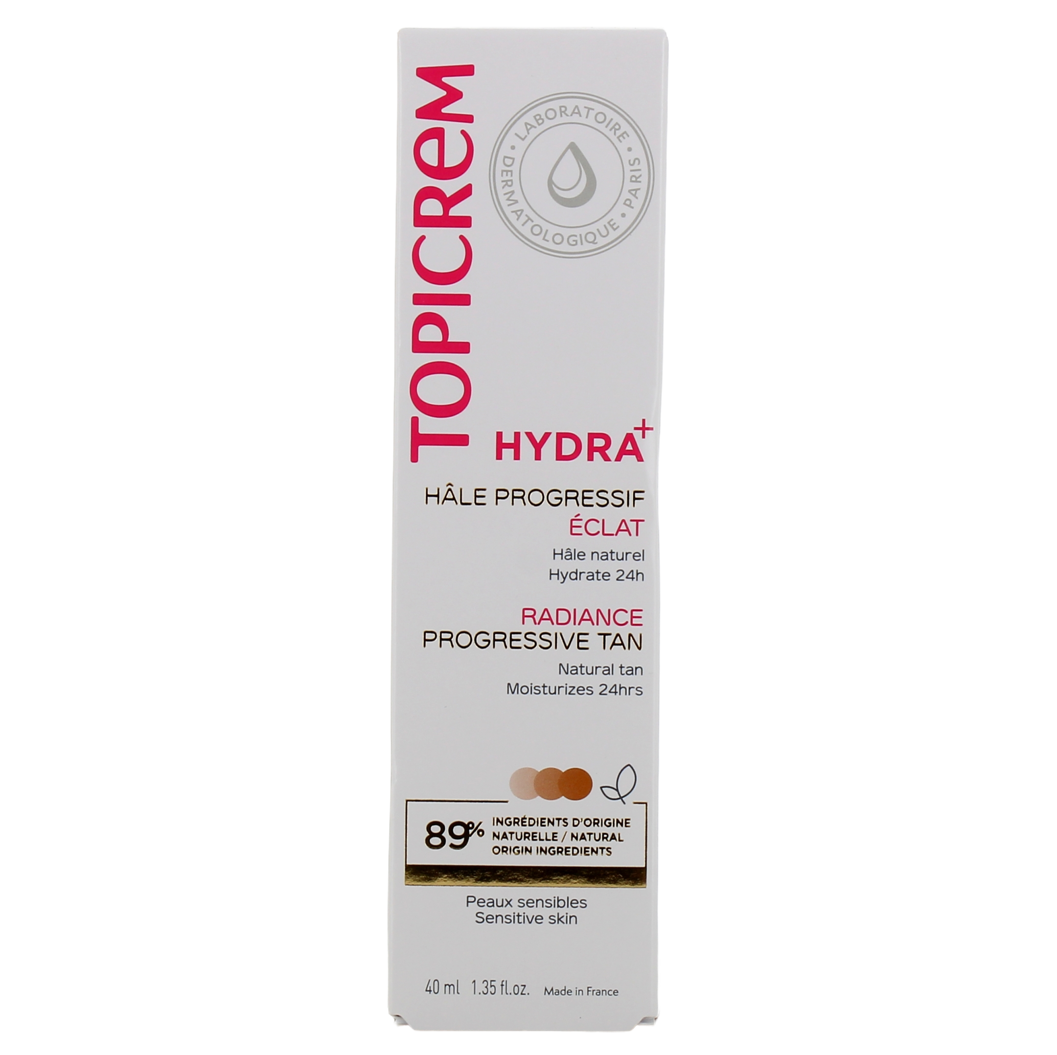 TOPICREM HYDRA+ progressive facial tanning 40 ml
