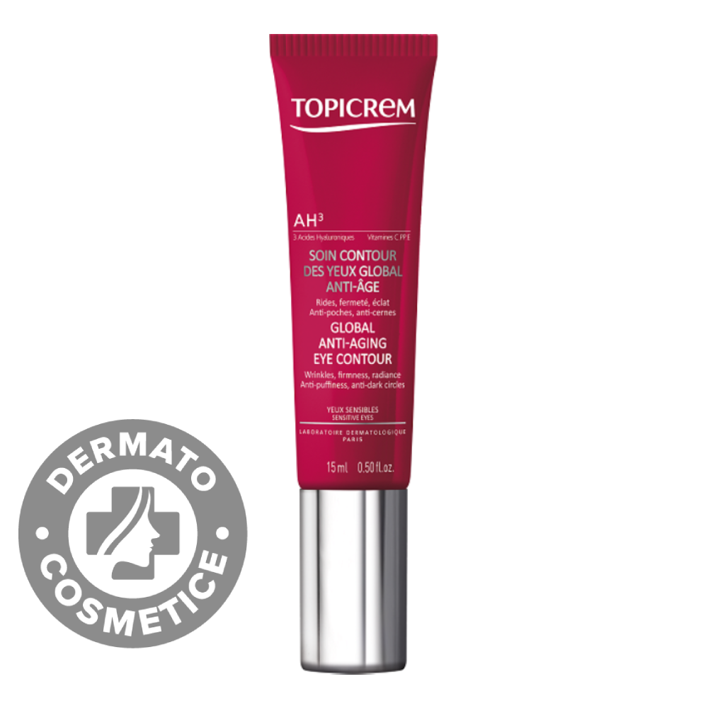 TOPICREM AH3 global anti-aging eye contour 15 ml
