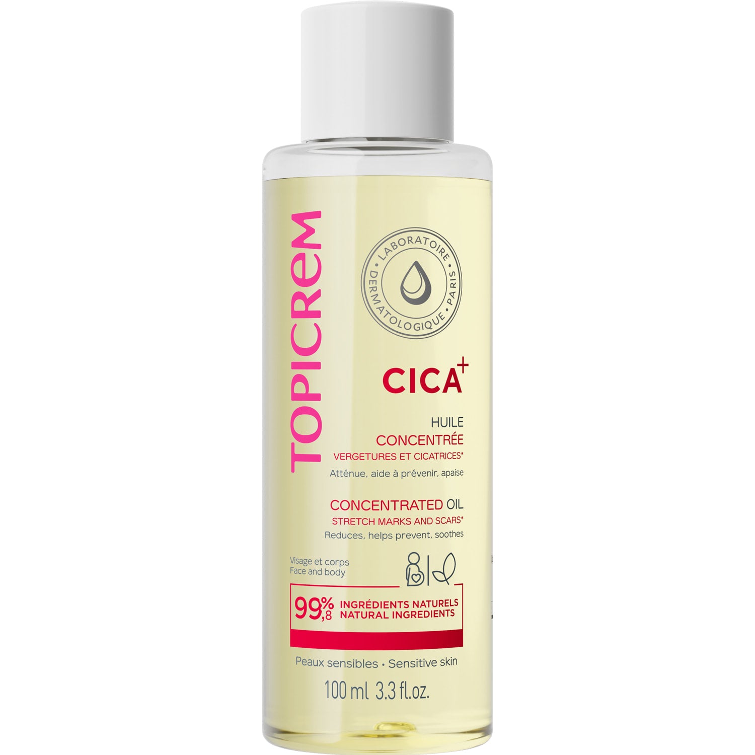 TOPICREM CICA oil scars and stretch marks 100 ml