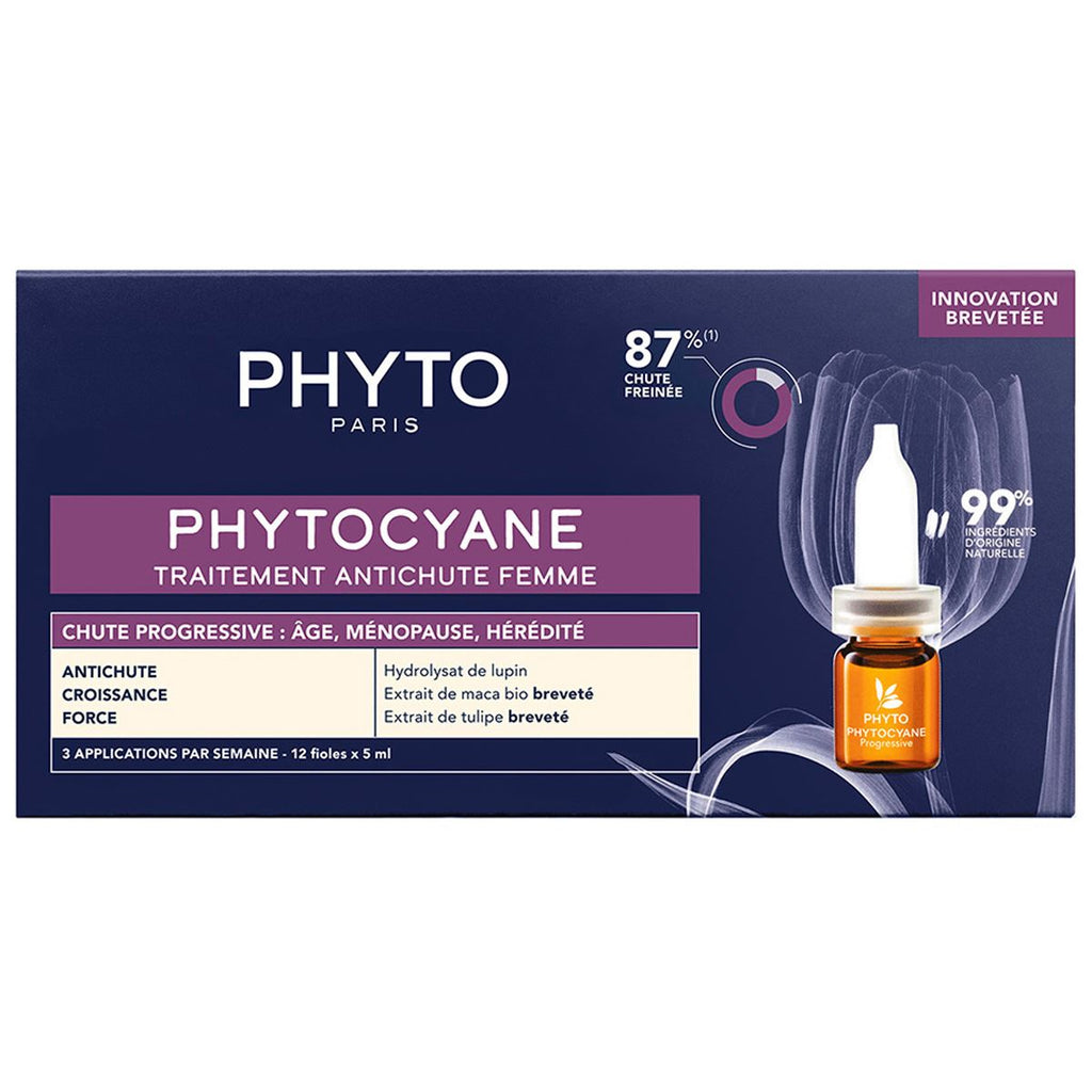 PHYTOCYANE progressive hair loss treatment for women 12 x 5 ml