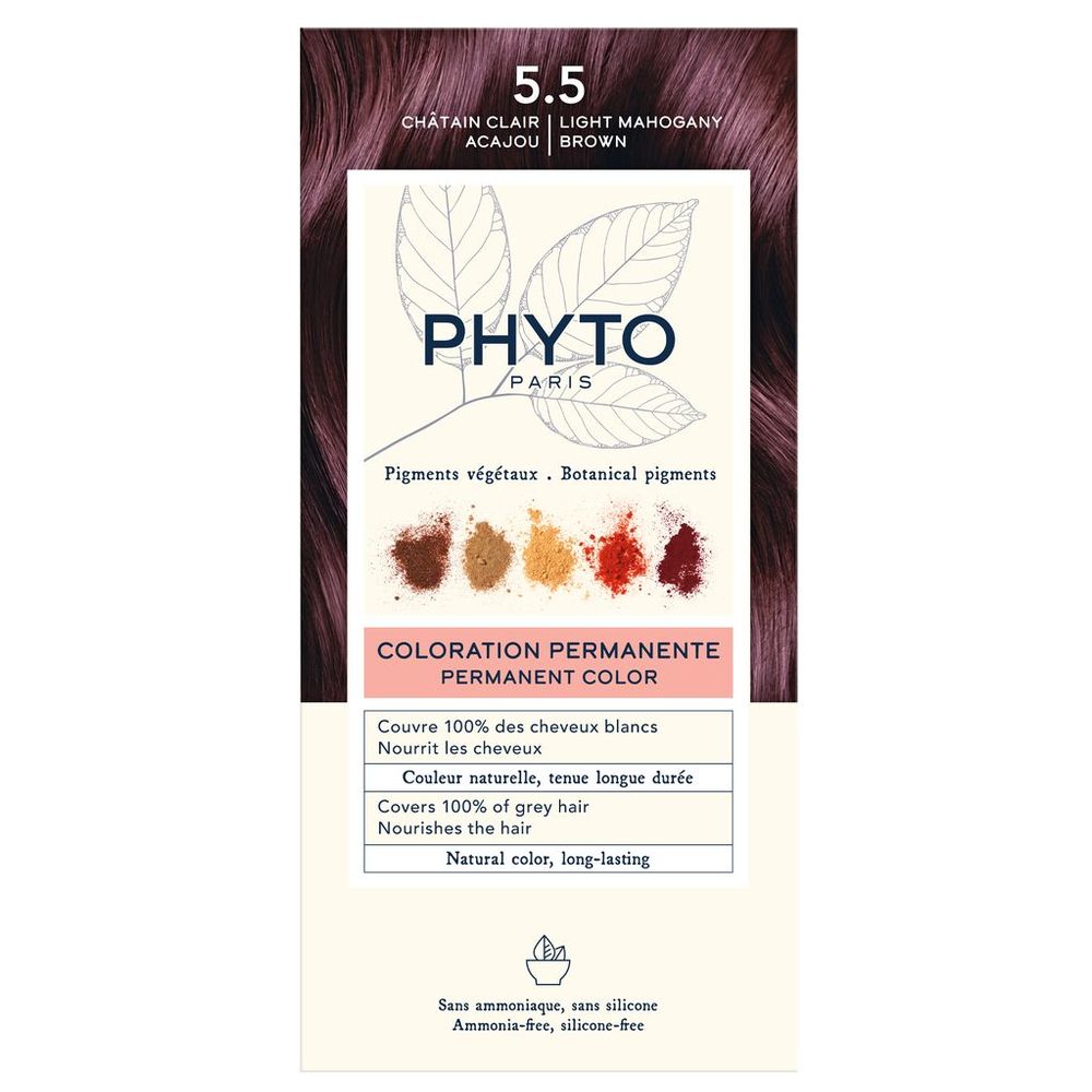 PHYTOCOLOR #5.5-Light Mahogany Brown 4 u