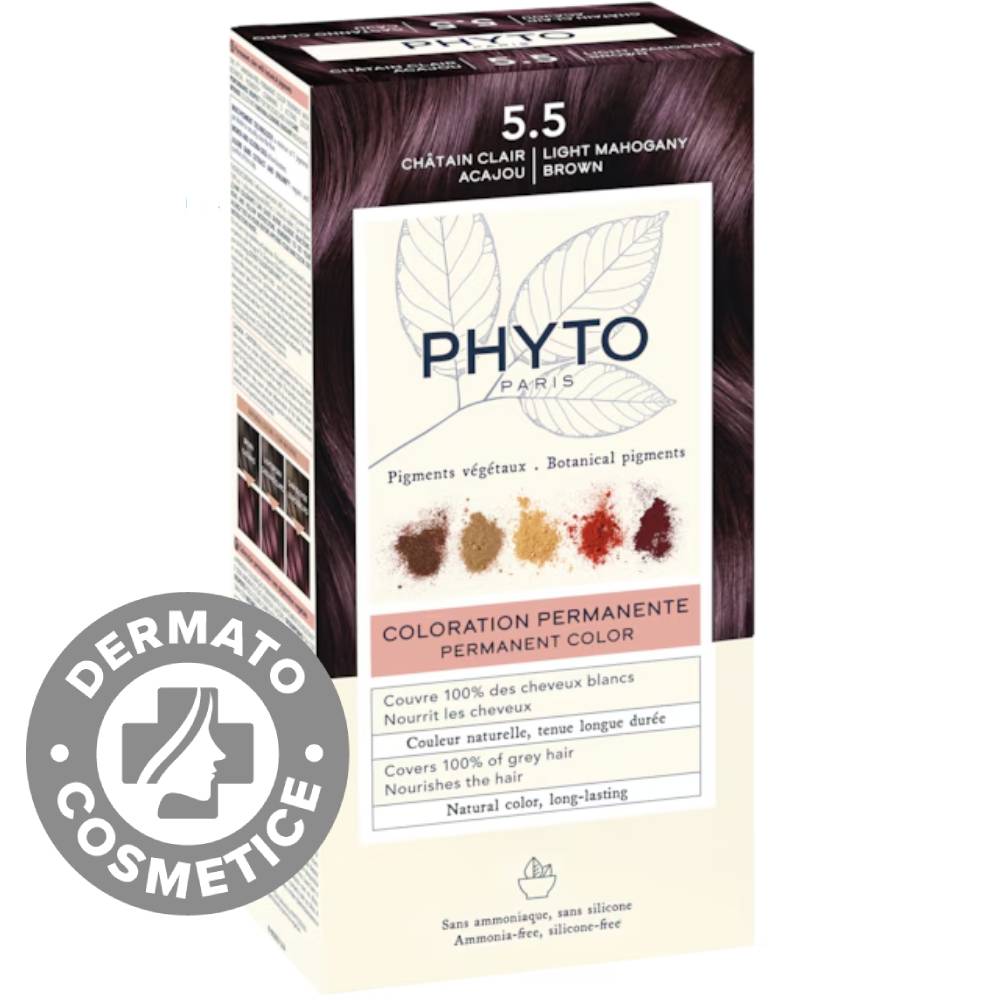 PHYTOCOLOR #5.5-Light Mahogany Brown 4 u